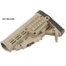 Big Dragon Universal Stock mit Rail M4/M16 Tan